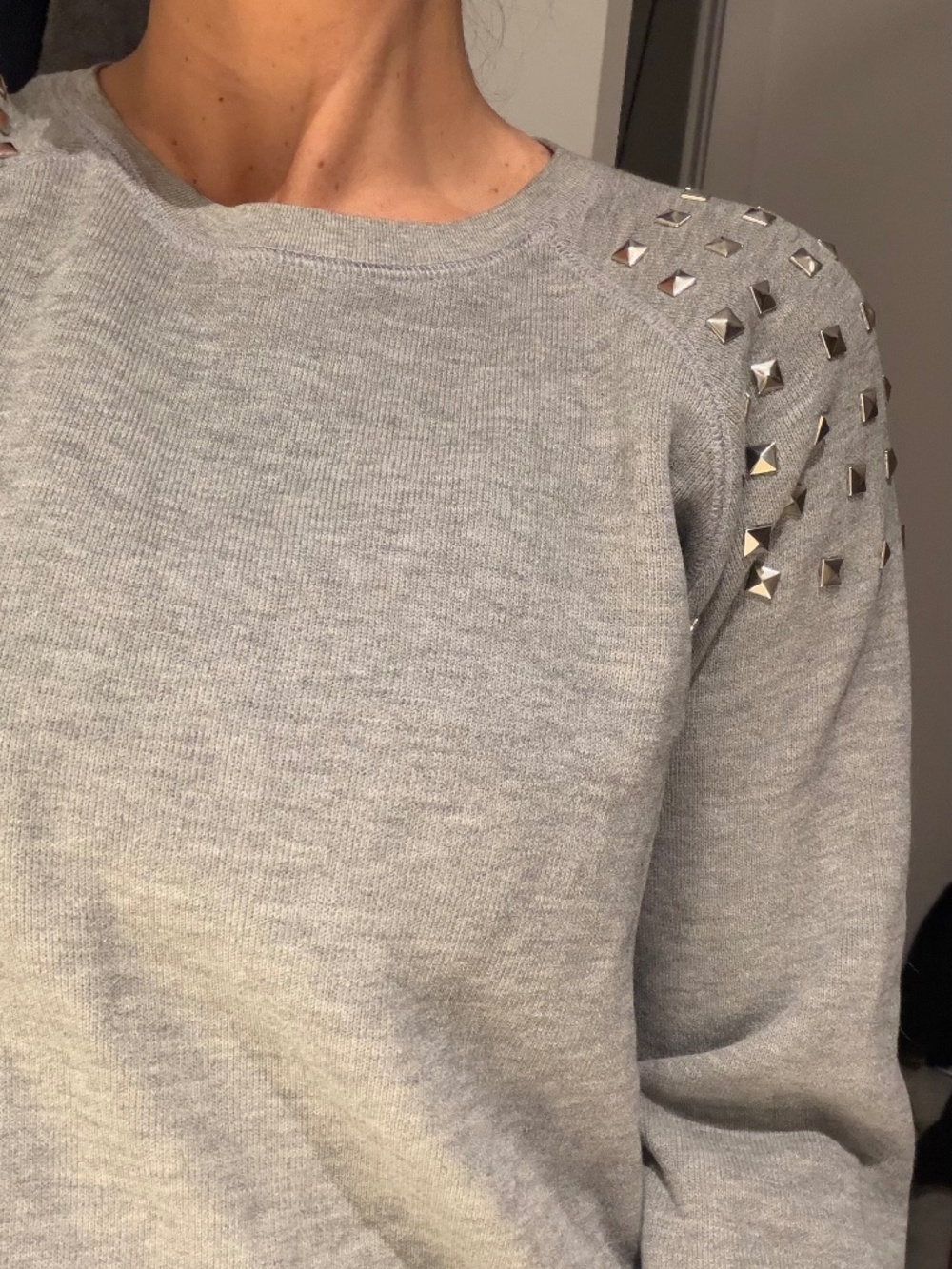 Vintage studded sweater